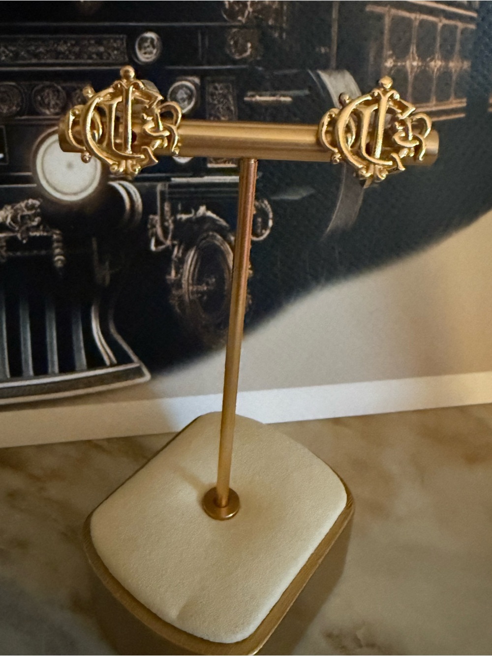 Vintage Christian Dior Clip On Earrings